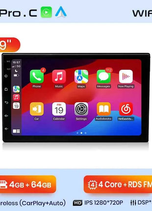 Junsun 7 9 10 inch Universal CarPlay Android Auto Car Radio For VW Fiat Renault Nissan Hyundai GPS Multimedia autoradio Stereo