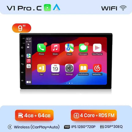 Junsun 7 9 10 inch Universal CarPlay Android Auto Car Radio For VW Fiat Renault Nissan Hyundai GPS Multimedia autoradio Stereo