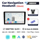 Mekede 9 / 10 inch Car Radio Universal Headunit 8G+256G TDA7851 Android 14 Navigation GPS Intelligent Systems Wireless Carplay