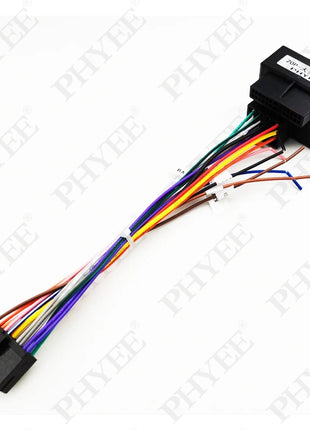 20-Pin to Quadlock Radio Wiring Harness Adapter, 40-Pin Quadlock Female Connector, for Volkswagen Seat Skoda BMW Ford