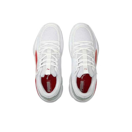PUMA Court Rider 1.0 Premium Scarpe da Basket alla Moda, Durevoli, Ammortizzate e di Supporto, Modello Basso per Uomo, Rosso e Bianco 195660-01