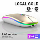 Mouse Wireless RGB Bluetooth 5.2 Ricaricabile - Gaming e Ufficio