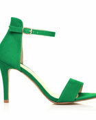 New Sexy Women's 9cm High Heel Shoes, Summer Ankle Strap Sandals, Red Party and Wedding Shoes