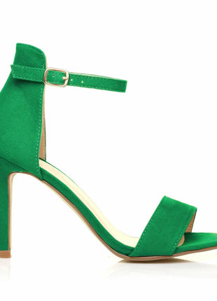 New Sexy Women's 9cm High Heel Shoes, Summer Ankle Strap Sandals, Red Party and Wedding Shoes