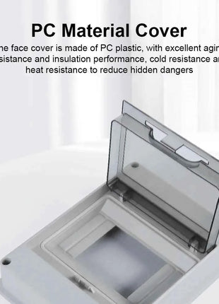 Outdoor Waterproof Electrical Distribution Box ABS Plastic Junction Wire Box 5/8/12/18/24 Ways MCB Box