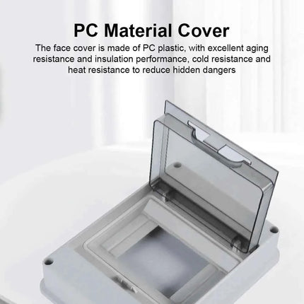 Outdoor Waterproof Electrical Distribution Box ABS Plastic Junction Wire Box 5/8/12/18/24 Ways MCB Box