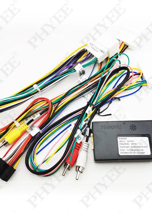 Cablaggio con Decodificatore CAN Bus 32Pin 24Pin 12Pin, Display TomTom con Ritenzione SWC, P&P 16Pin Android, per Renault Clio 4 2012-2020