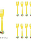 10pcs forks / 12 pollici