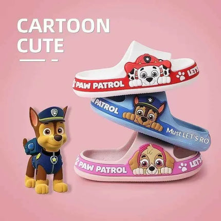 Paw Patrol Chase Zoccoli per bambini Scarpe per bambini per interni ed esterni, Decorazione traspirante con suola antiscivolo ad asciugatura rapida, comode pantofole