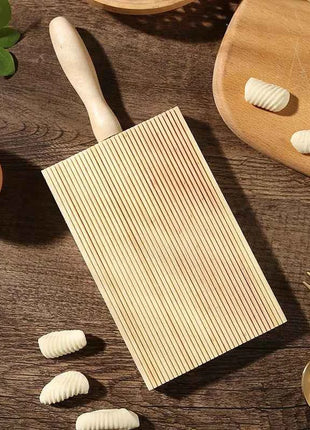 Wooden Butter Table and Popsicles Wooden Garganelli Board Natural Wood Practical Pasta Gnocchi Macaroni Board Making Handmade