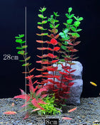 Artificial Aquarium Decor Plants Water Weeds Ornament Aquatic Fish Tank Simulation Grass Flower Decoration Accessories