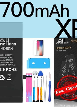 PINZHENG Real High Capacity Battery For iPhone 5S SE 6 6S 7 8 Plus X Xr Xs Max Phone Replacement Bateria Warranty One Year
