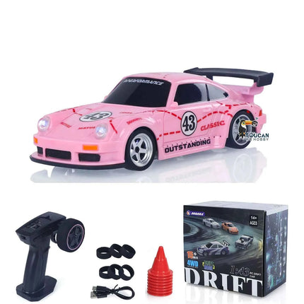 SALE 4WD RTR 1/43 RC Speed Car Four-wheel Drive Radio Control 2.4g Mini Racing Drifting Car Toys High Speed Model Gift for Boys