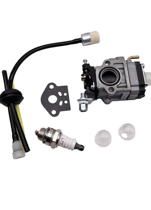 Carburatore Carb Kit per decespugliatore 43cc 49cc 52cc decespugliatore con tubo di tenuta candela filtro benzina per motore 40-5 44-5