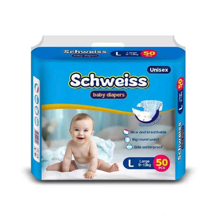 Baby Diapers, Ultra Thin & Breathable, Super Absorbent & Dry,50pcs/1pack， Multi - Size Soft Infant Nappies Diaper Bag (S/M/L/XL)