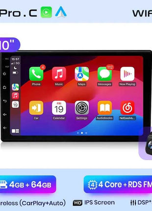 Junsun Qualcomm 8-Core 360 View Camera Universal Stereo 7" 9" 10" Car Radio CarPlay Android Auto Multimedia Player GPS DSP WiFi