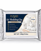 Air Dry Clay 450g, Soft Self-Hardening Modeling Clay for Pottery, Sculpture, Beginner Arts and Crafts Projects