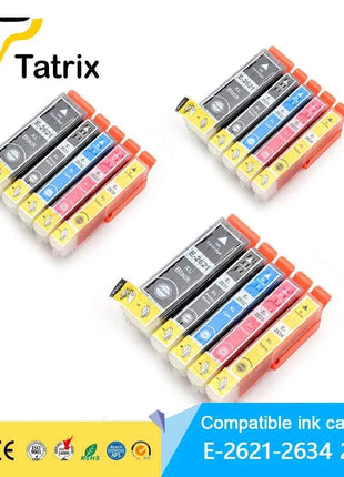 Tatrix Compatible Ink Cartridge for Epson 26XL T2621 T2631 For Epson XP-510/520/600/605/610/615/620/625/700/710/720/800/810/820