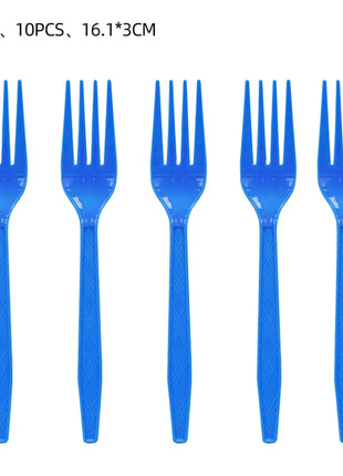 Nuovo cartone animato simpatico cane decorazione festa di compleanno kit cani blu tema buon compleanno piatti tovaglioli tazze stoviglie forniture per bambini