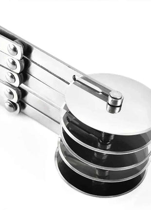 3/5/7 Wheels Cutter Dough Divider Side Pasta Knife Flexible Roller Blade Pizza Pastry Peeler Stainless Steel Bakeware Tools
