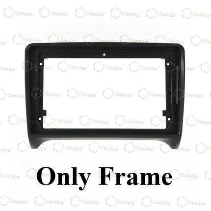 Ownice 9 "Fascias per autoradio per Audi TT MK2 2006- 2014 2 Din Montaggio su telaio Pannello stereo Cablaggio Cavo di alimentazione Adattatore Canbus