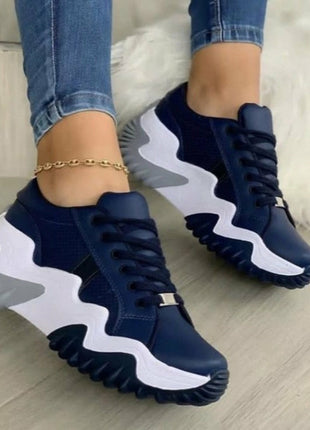 Sneakers Donna Estate Canvas Suola Alta - Scarpe Casual Comode