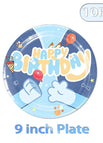 9 inch plate 10pcs 2