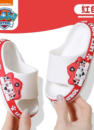 Paw Patrol Chase Zoccoli per bambini Scarpe per bambini per interni ed esterni, Decorazione traspirante con suola antiscivolo ad asciugatura rapida, comode pantofole