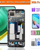 6.67'' IPS LCD For Xiaomi Mi 10T 5G 10T Pro 5G LCD M2007J3SG Display For Redmi K30s LCD M2007J3SC Display Replacement Parts