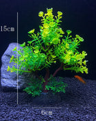 Artificial Aquarium Decor Plants Water Weeds Ornament Aquatic Fish Tank Simulation Grass Flower Decoration Accessories