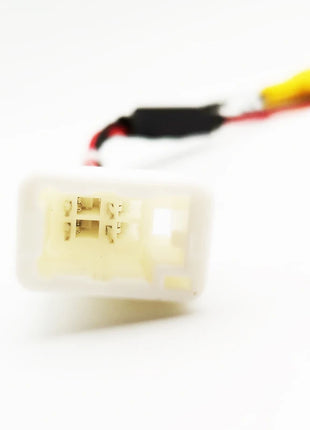 Cablaggio ingresso telecamera retromarcia a 4 pin, spina RCA, per Toyota Corolla, Camry, RAV4, Highlander, schermo originale Prado