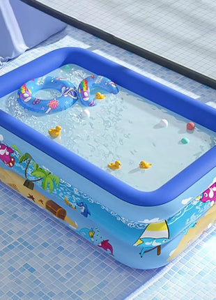Piscina gonfiabile Piscina in PVC per interni ed esterni Piscina ispessente per cartoni animati per piscina per bambini