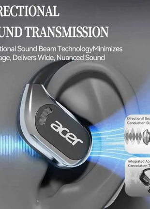 [Official Acer Product] Ohr510 Wireless Bluetooth Headphones Open-Ear Design Comfortable for Wearing Sports Running Fitness Compatible with Mobile Phones Tablets Laptops Multi-Device Compatibility