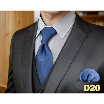 Set Cravatta e Fazzoletto Uomo Colorato 160cm - Accessori Matrimonio