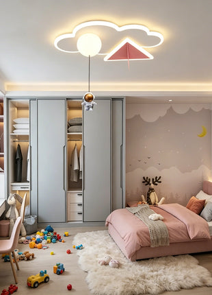 Lampada da Soffitto LED Moderna per Cameretta Bambini, Illuminazione Creativa per Camera da Letto, Decorazione per Soggiorno, Lampadario per Bambini e Bambine