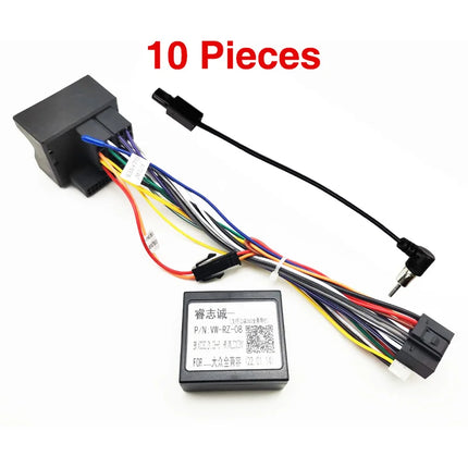 Adattatore Cablaggio Quadlock, Decoder CAN Bus, SWC, Plug & Play, Cavo Radio Android 16 Pin, per VW PQ35 Golf Jetta Polo Caddy