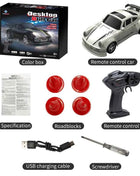 2026 New Kf20 1:64 Drift Rc Car Four-wheel remote-controlled racing car Full proportions Desk Competition Toy Boys Ideal gifts.
