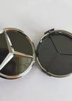 Glossy black / 75mm 4pcs