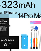 PINZHENG Real High Capacity Battery For iPhone 15 14 Pro Max 15 Pro 14 Pro 15 Plus 14 Plus 15 Pro Max Replacement Batteries