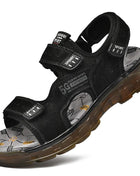 2023 Men's Leather Sandals Summer Shoes Men Casual Comfortable Men's Barefoot Sandals Pentoufle Homme Men's Summer Sandals