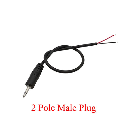 1/3/5 Pz 2.5mm 2/3/4 Poli Filo Maschio Femmina Spina Martinetti Cavo Audio Mono Stereo Aux Connettore di Estensione Delle Cuffie riparazione FAI DA TE