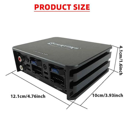 4-Channel Car Amplifier (60Wx4) 240W Max Power for Large Display Android Devices Audio Subwoofers and Speakers Car Stereo AMP