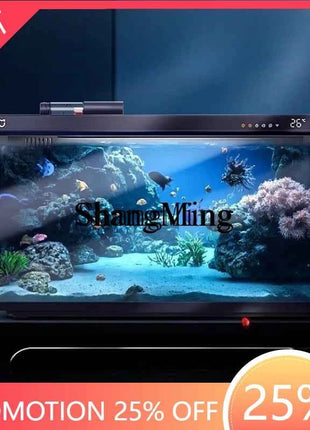 CL  fish tank small living room filter ecological full set of landscaping desktop aquarium