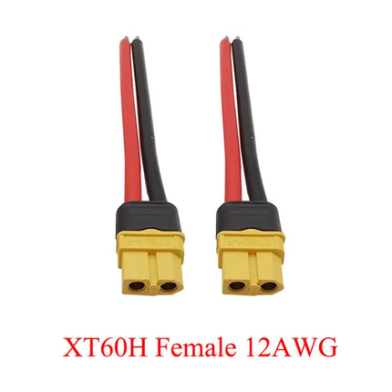 XT30 XTR30U XT60 XT60H XT90 Connettore maschio e femmina con cavo in silicone 10AWG/12AWG/16AWG/18AWG 100mm per cavo batteria RC