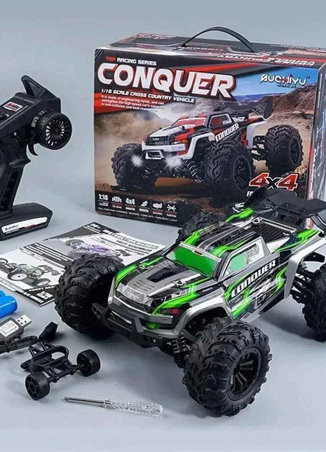 WLtoys 1:16 Scale Large RC Car 50km/h High Speed 4WD Children Toy for Boys Remote Control Car 2.4G Off Road Monster Truck RC Toy