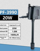 Fish tank submersible pump Built-in filter pump Oxygen wave aquarium filter matching pump