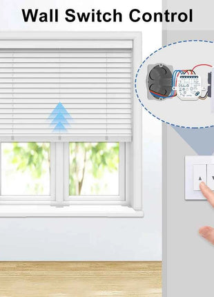Tuya Smart Life WiFi Curtains Switch Connected Roller Shutters Control Blinds Motor Google Home Alexa Electric Window LoraTap