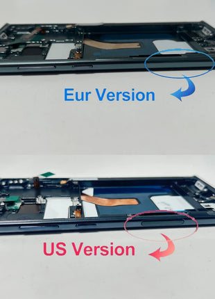 NUOVO AMOLED Per Samsung Galaxy S22 Ultra 5G Display LCD Display LCD Touch Screen Digitizer Assembly Per Samsung S22 Ultra Schermo