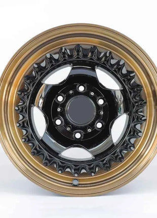 Cerchi in Lega Profondi Argento Bronzo Lucidato 15x10 Pollici 5x139.7 6x139.7 Ruote Personalizzate in Lega di Alluminio per Camion 4x4