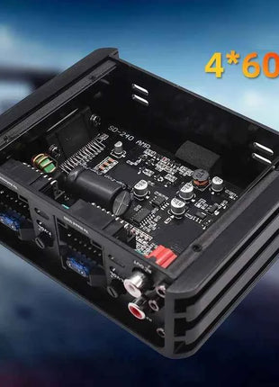 Car Power Amplifier 4*60W Way DSP Car Audio Speaker Amplifier Lossless Audio Processor For Android Large Screen Dedicated